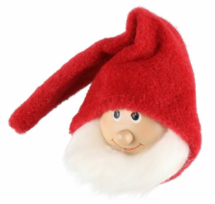 Tonttu iloinen 15cm WINTERIA - Kausikoristeet - 169094 - 1