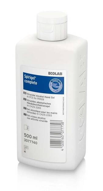Desinfektiogeeli 500ml Spirigel Complete - Kosteusrasvat ja käsihuuhteet - 173405 - 1