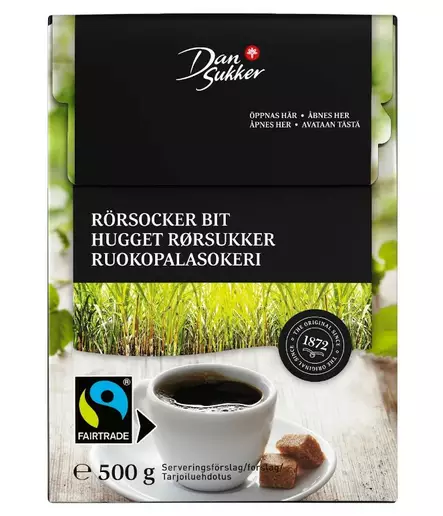 Ruokopalasokeri 500g DANSUKKER - Sokerit ja muut makeutusaineet - 158505 - 1