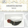 Askartelukuvio Lakki ja Ruusu - Askartelutarvikkeet - 158535 - 1