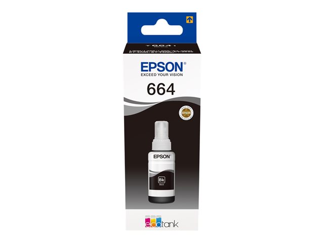 EPSON T6641 mustesuihku pullo - Mustesuihkuvärit Epson - 153675 - 1