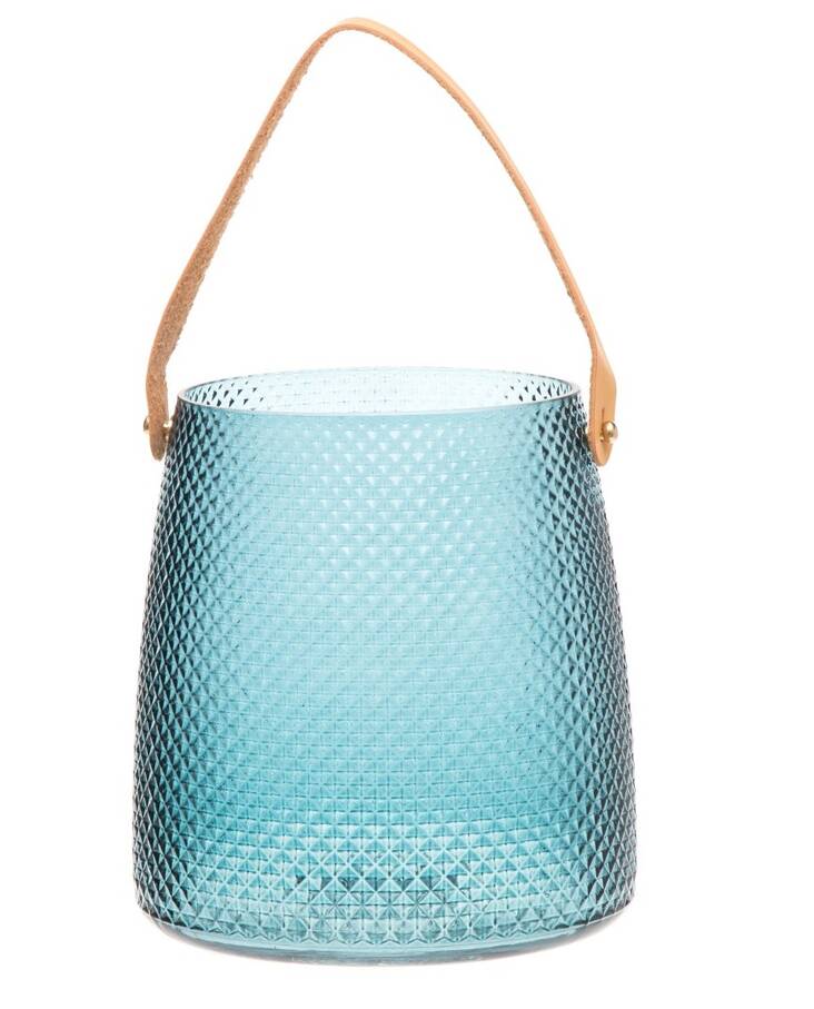 Lasivaasi nahkaremmillä Fanni K - Maljakot ja ruukut - 156935 - 1