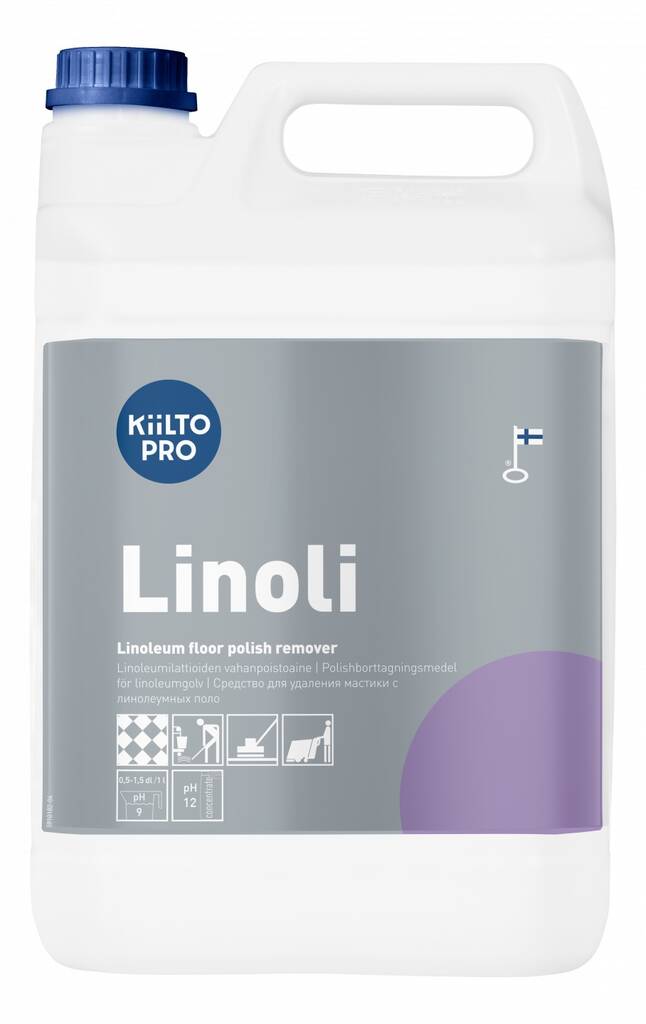 Vahanpoistoaine 5L KIILTO Linoli - Lattian pesuaineet - 162775 - 1
