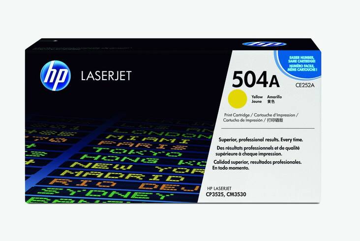Värikasetti HP 504A CE252A laser - HP laservärikasetit ja rummut - 120685 - 1