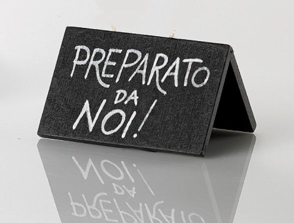 Kyltti 5x7,5cm liitutaulu - Muut kattaustarvikkeet - 181695 - 1