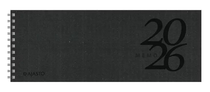Memo Eko, musta - Pöytäkalenterit - 185225 - 1