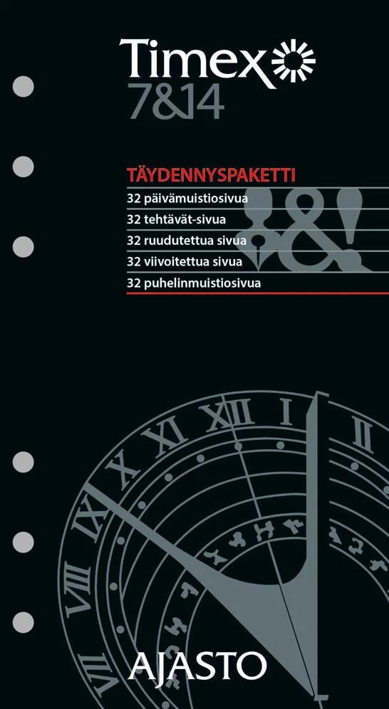 Timex 7 ja 14 -täydennyspaketti - Taskukalenterit - 181175 - 1