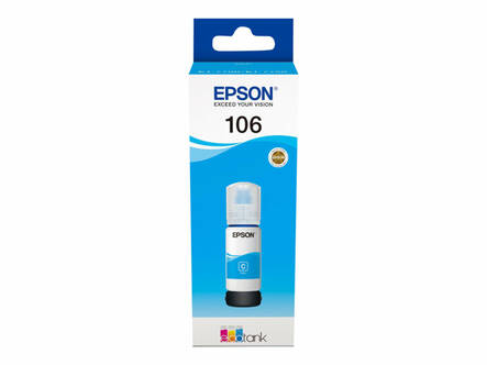 EPSON 106 mustesuihku pullo - Mustesuihkuvärit Epson - 168506 - 1