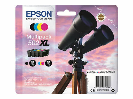 EPSON 502XL mustesuihku Multipack - Mustesuihkuvärit Epson - 170686 - 1