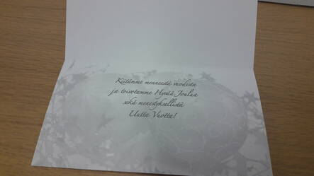 Joulukortti 2-os Liiketervehdys - Postikortit, lahjakortit, adressit - 156916 - 2