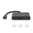 Moniporttisovitin Usb-C Nedis 3- in 1 - Muut koneet ja esityslaitteet - 182566 - 3