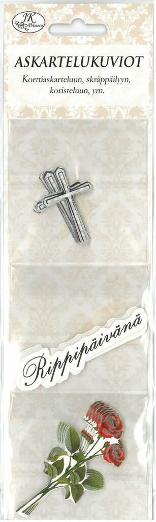 Askartelukuvio rippijuhla 18kpl/pkt - Askartelutarvikkeet - 146516 - 1