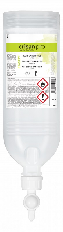 Desinfektiohuuhde 1L ERISAN Pro Etasept - Kosteusrasvat ja käsihuuhteet - 156206 - 1