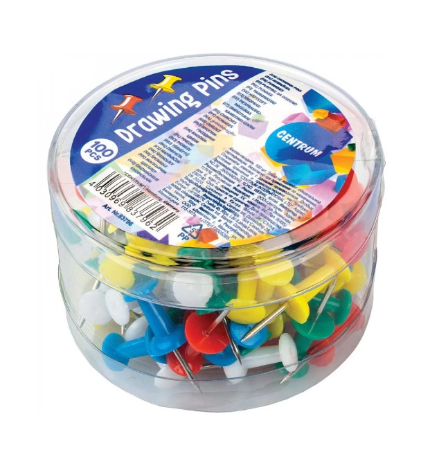 Karttaneula 100kpl/ras CENTRUM - Karttaneulat ja nastat - 160656 - 1