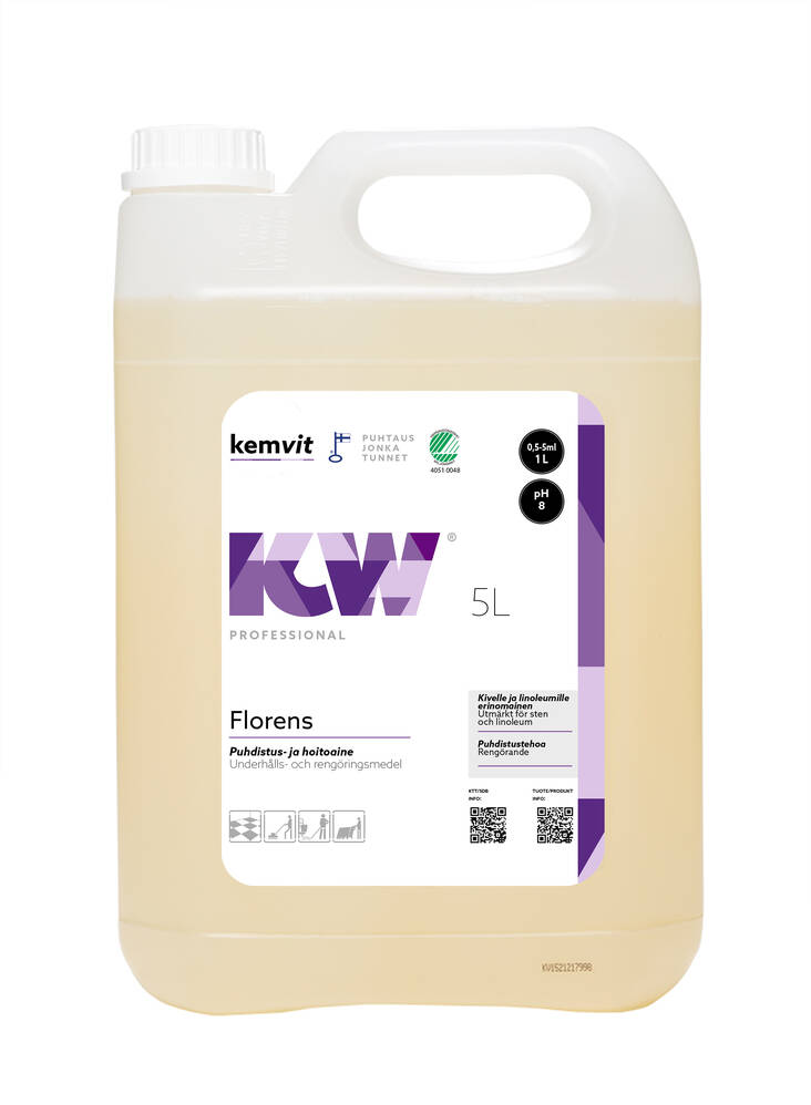 Lattianhoitoaine 5L Florens KW - Lattian pesuaineet - 151016 - 1