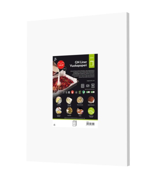 Vuokapaperi GN1/2 33x39cm SAGA Pro - Elintarvikepaperit ja -pussit - 177796 - 1