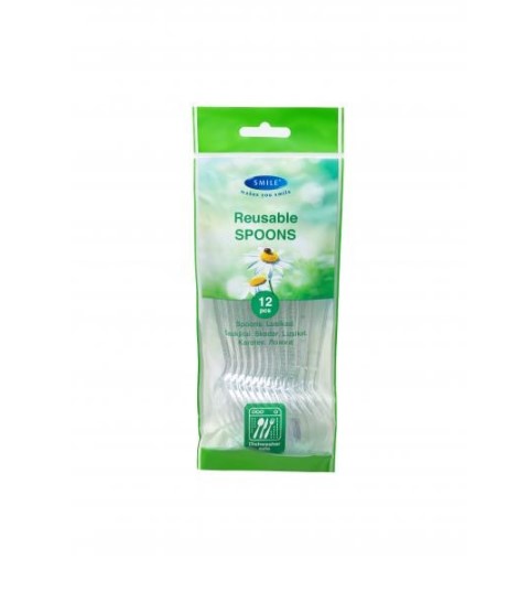 Lusikka SMILE Reusable Forks - Kertakäyttöaterimet - 179936 - 1