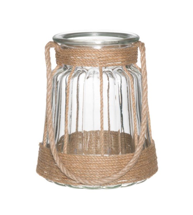 Lyhty Juutti 21cm 4LIVING - Kynttilät, lyhdyt ja tarvikkeet - 177196 - 1