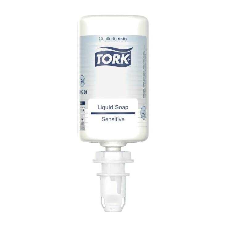 Nestesaippua 1L TORK Sensitive S4 - Saippuat ja annostelijat - 173946 - 1