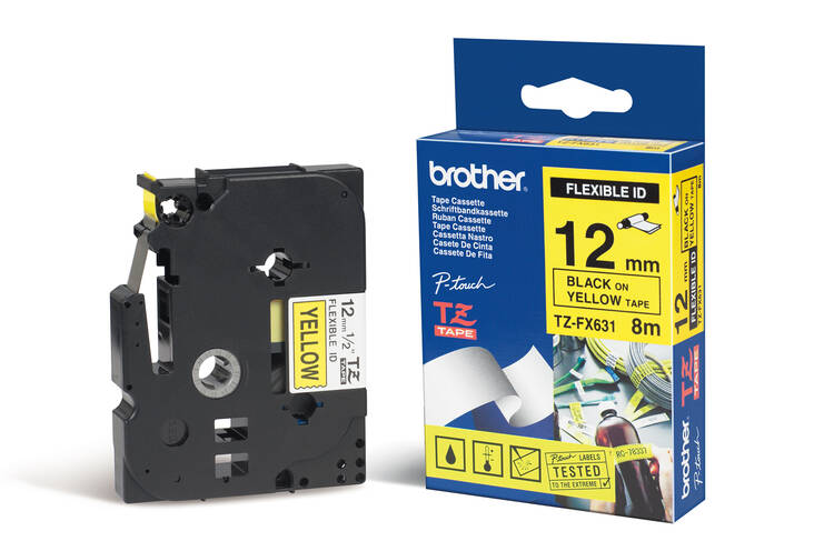 Tarranauha BROTHER 12mmx8m TZE-FX631 - Tarranauhat Brother - 122256 - 1