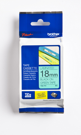 Tarranauha BROTHER 18mmx8m TZe-741 - Tarranauhat Brother - 125216 - 1