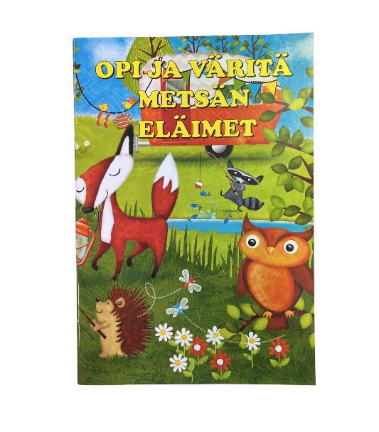 Värityskirja Opi ja Väritä A4 - Värityskirjat - 178246 - 1