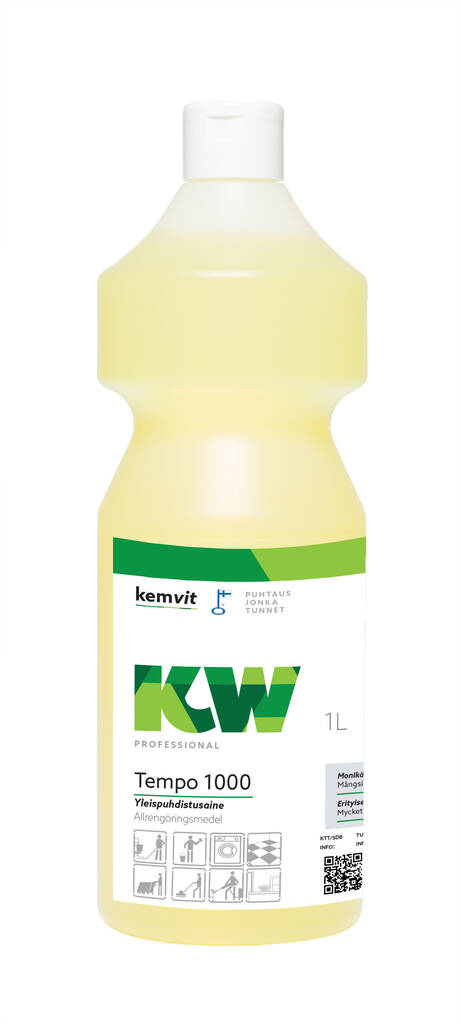 Yleispuhdistusaine 1L KW Tempo 1000 - Yleispuhdistusaineet - 158356 - 1
