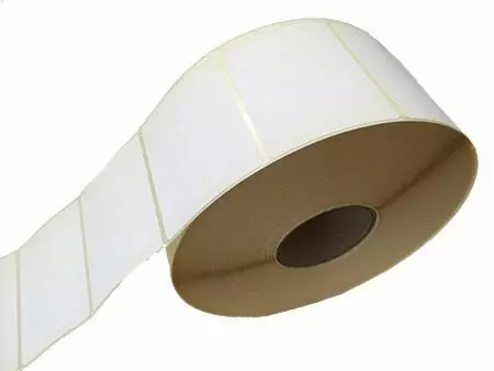 Vaakaetiketti 58x43mm/1000kpl - Kassarullat 1-osaiset - 129086 - 1