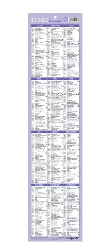Vuosikatsaus - Seinäkalenterit - 185296 - 1