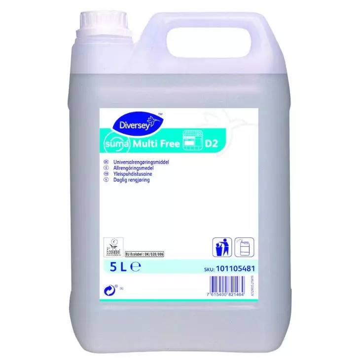 Yleispuhdistusaine 5L SUMA Multi Free D2 - Desinfioivat aineet - 185726 - 1