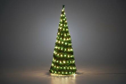 Joulukuusi led-valoilla 185cm FINNLUMOR - Kausikoristeet - 176667 - 2