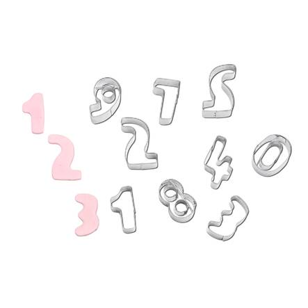 Numeromuotit rasiassa rst 18/0 4x2cm - Leivonta - 143257 - 2