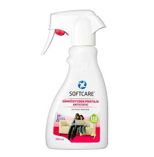 Sähköisyydenpoistaja 300ml SOFTCARE - Tekstiilien puhdistus ja huolto - 175077 - 1