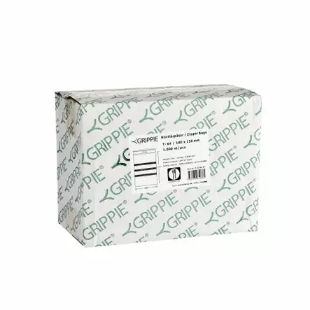 Salpapussi 80x120mm minigrip - Lähetys, pakkauslista ja salpataskut - 130307 - 2