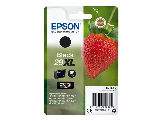EPSON 29XL mustesuihku - Mustesuihkuvärit Epson - 152707 - 1