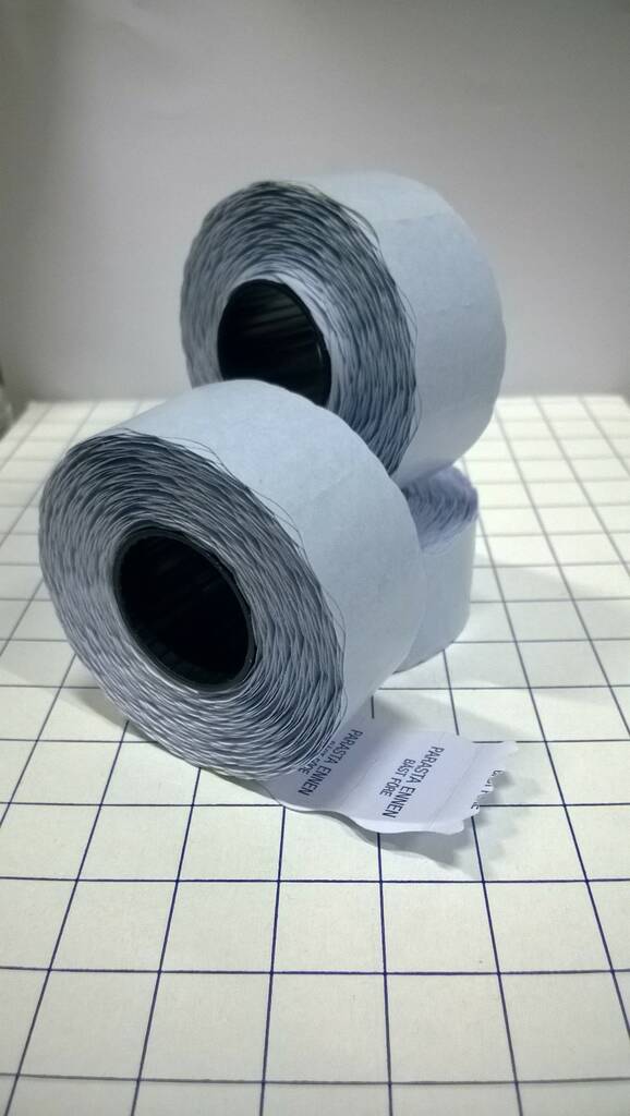 Hinnoittelukoneen etiketti BLITZ 26x16 - Hinnoittelukoneen nauhat ja väritelat - 130247 - 1