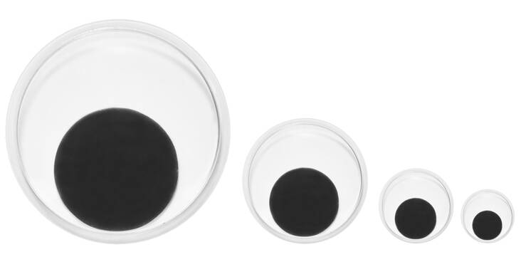 Askartelusilmät 5-22mm KAPEL - Askartelutarvikkeet - 125717 - 1