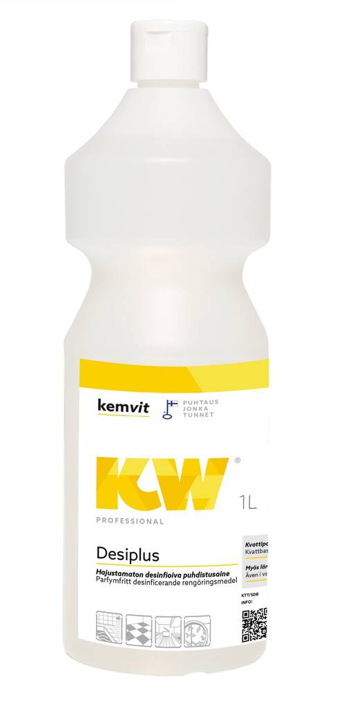 Puhdistusaine 1L KW Desiplus - Desinfioivat aineet - 160457 - 1