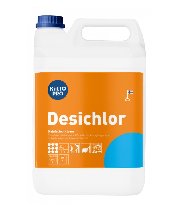 Puhdistusaine 5L KIILTO Desichlor - Desinfioivat aineet - 151867 - 1
