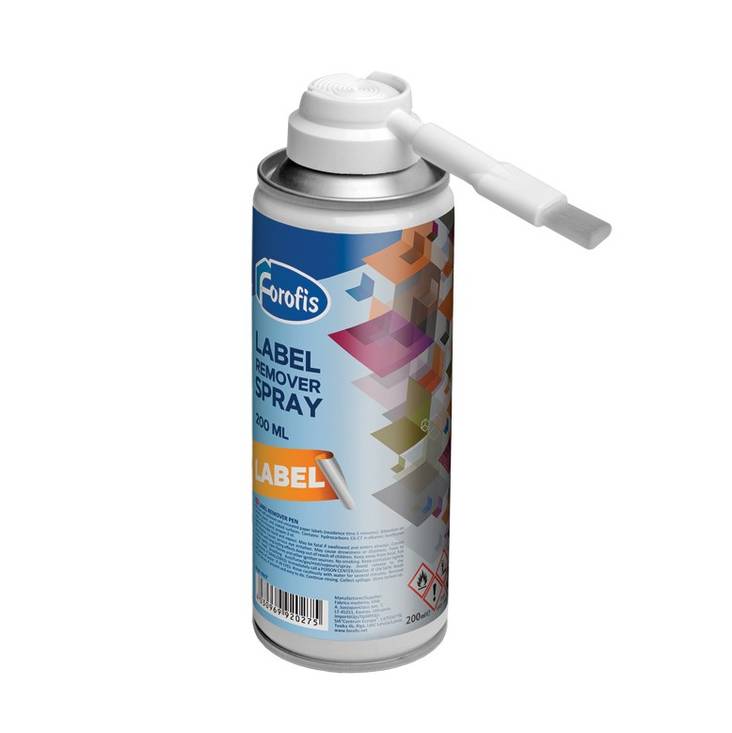 Puhdistusaine tarroille 200ml ForOfis - Rasvan ja pinttyneen lian poistoaineet - 178547 - 1