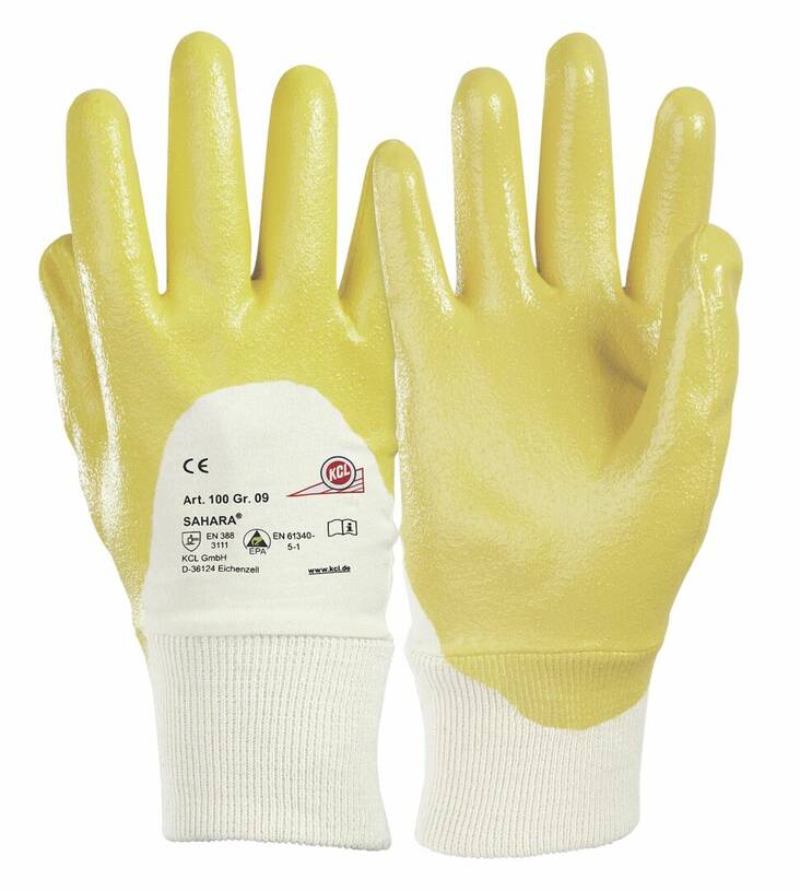 Suojakäsine resorilla Sahara, koko 10 - Työkäsineet - 161137 - 1