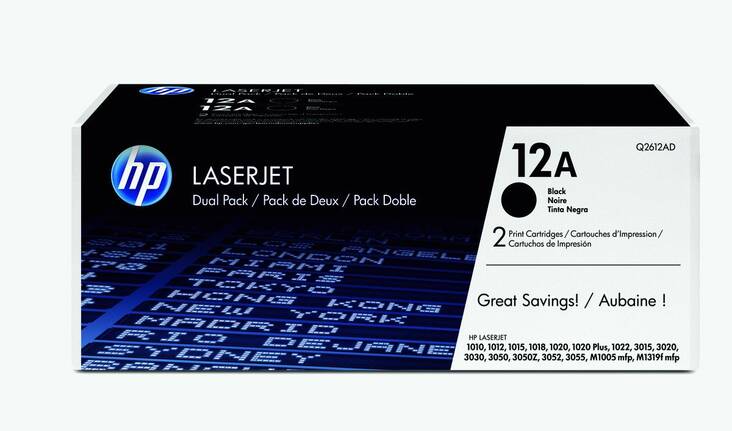 Värikasetti HP 12A Q2612A laser - HP laservärikasetit ja rummut - 109827 - 1