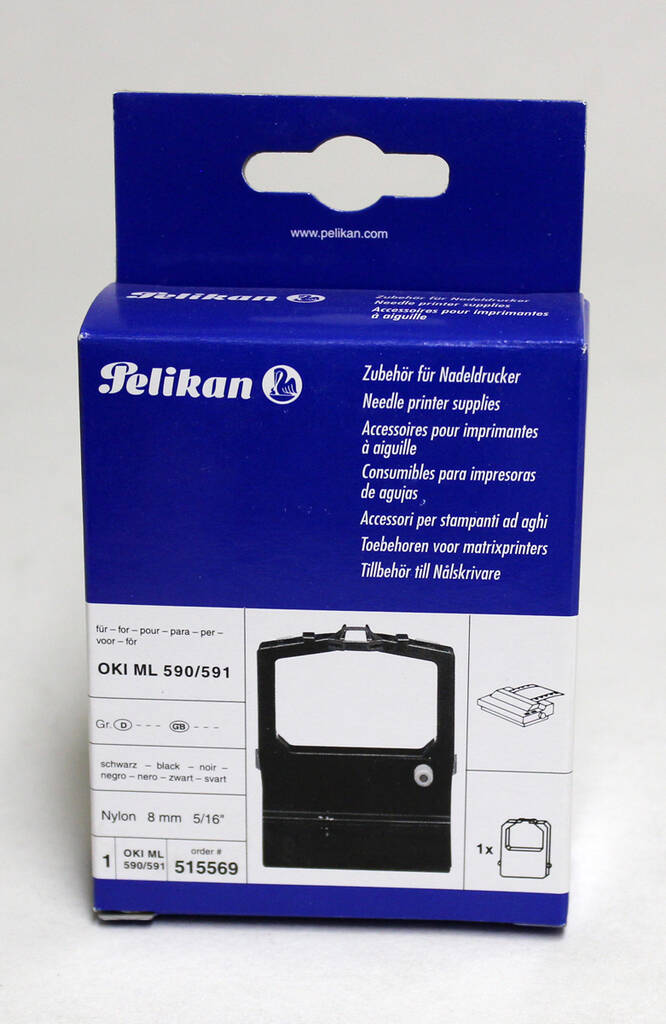 Värinauha PELIKAN OKI ML 590/591 - Matriisi-ja konekirjoituskasetit - 100937 - 1