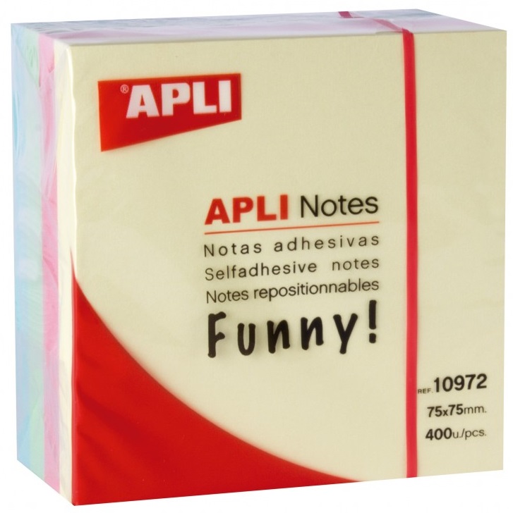 Viestilappukuutio 75x75mm APLI - Viestilappukuutiot - 156057 - 1