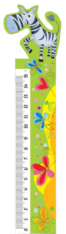Viivain 15cm CENTRUM Giraffe - Viivaimet - 168047 - 1