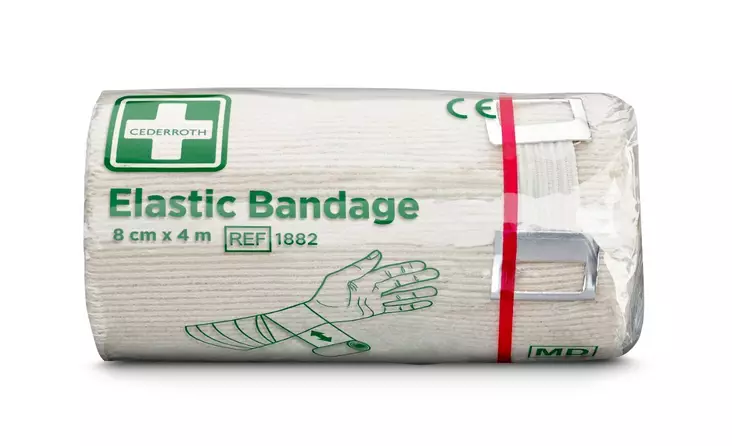 Elastinen tukiside 8cm/4m CEDERROTH - Tukisiteet ja harsorullat - 127017 - 1