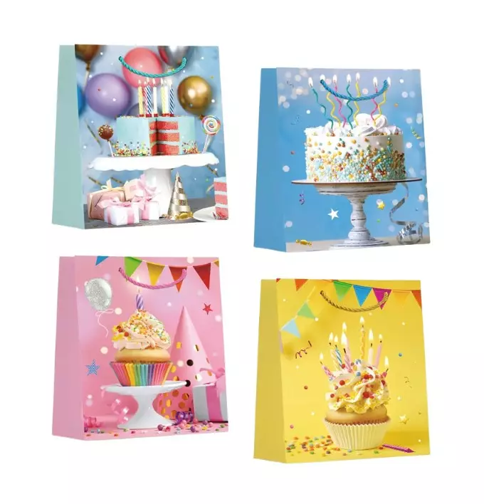 Lahjakassi 18x24/8,5cm Syntymäpäivä - Lahjakassit - 183257 - 1