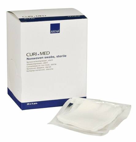 Kuitutaitos steriili 7,5x7,5cm CURI-MED - Harso- ja kuitutaitokset - 170028 - 1