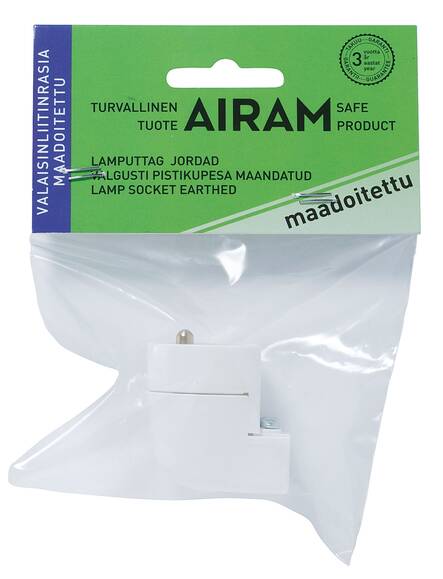 Valaisinpistorasia maadoitettu - Varalamput ja loisteputket - 134648 - 2