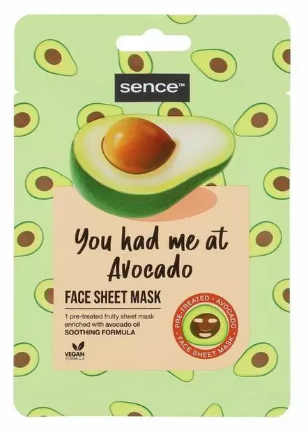 Kasvonaamio 20ml SENCE Avocado - Kosmetiikka ja pesuaineet - 183638 - 1